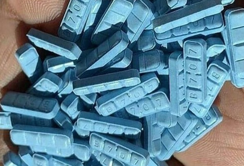 Blue Xanax bars